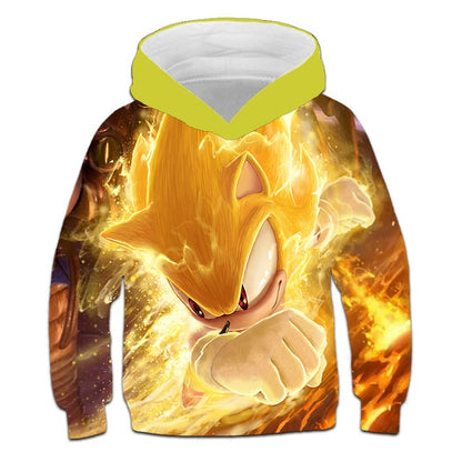 Boys Hoodie Sweatshirt Sonic the Hedgehog Clothes