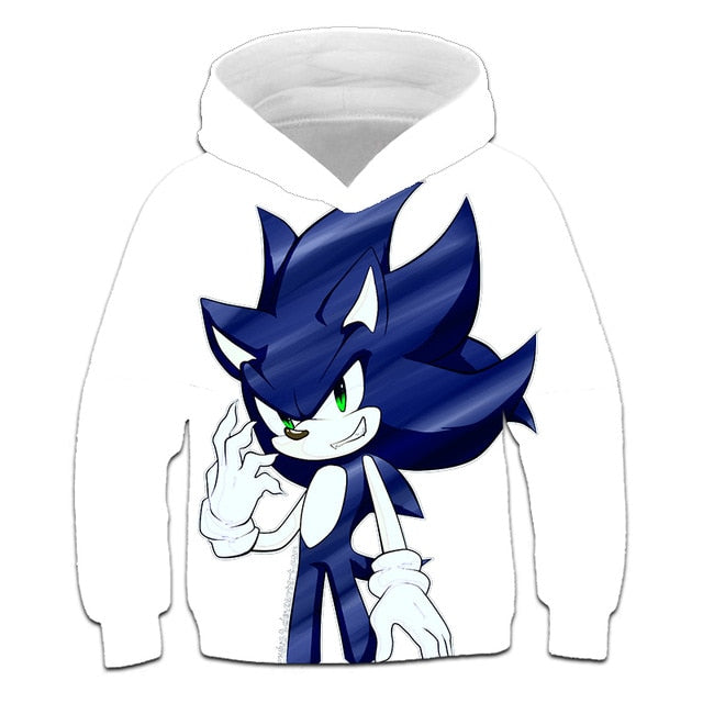 Boys Hoodie Sweatshirt Sonic the Hedgehog Clothes