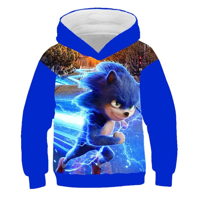 Boys Hoodie Sweatshirt Sonic the Hedgehog Clothes