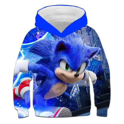Boys Hoodie Sweatshirt Sonic the Hedgehog Clothes