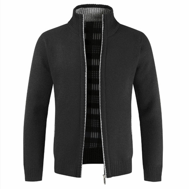 Men's Jacket Slim Fit Stand Collar