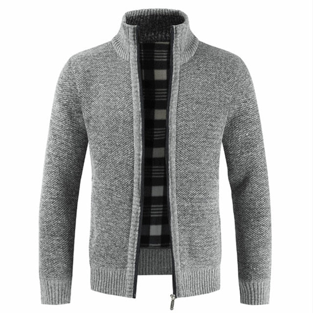 Men's Jacket Slim Fit Stand Collar