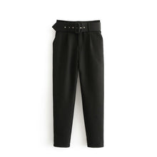 Load image into Gallery viewer, Tangada black suit pants woman
