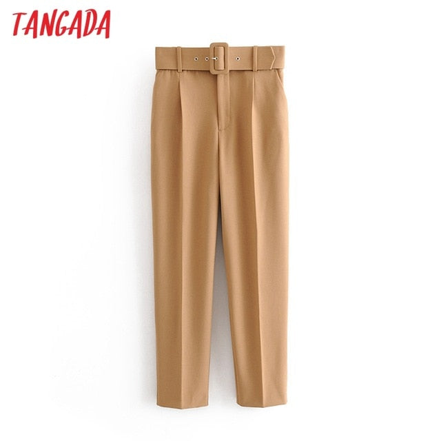 Tangada black suit pants woman