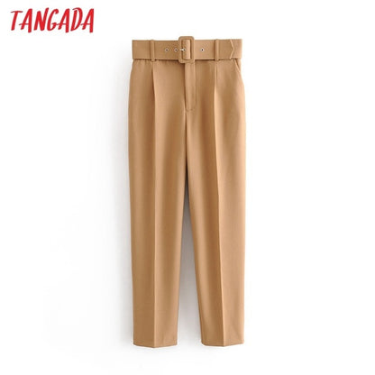 Tangada black suit pants woman
