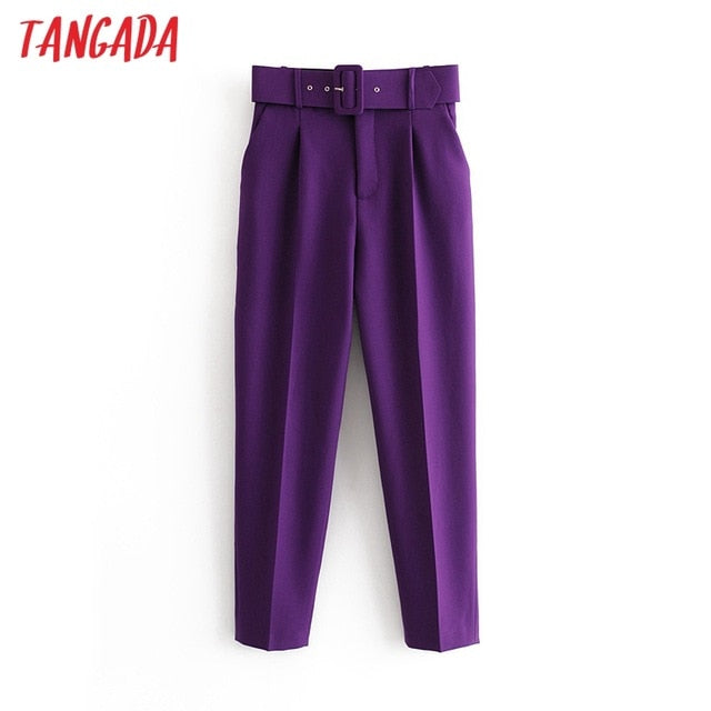 Tangada black suit pants woman