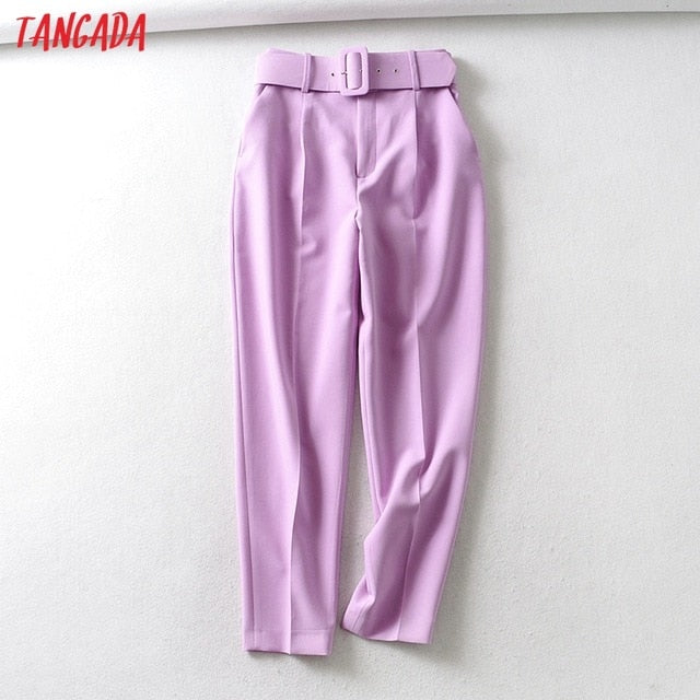 Tangada black suit pants woman