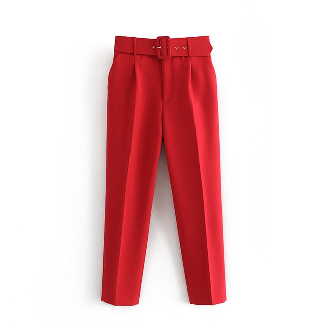 Tangada black suit pants woman