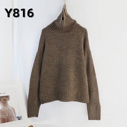 Women Knitted Turtleneck Cashmere Sweater