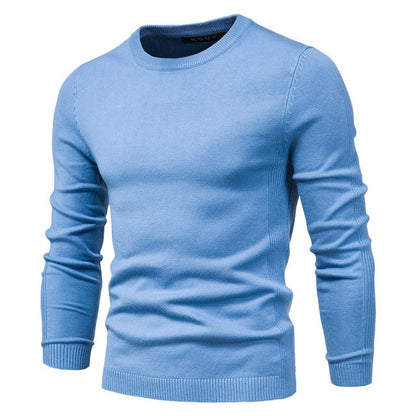 Men O-neck Warm Slim Sweaters