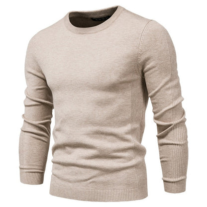 Men O-neck Warm Slim Sweaters