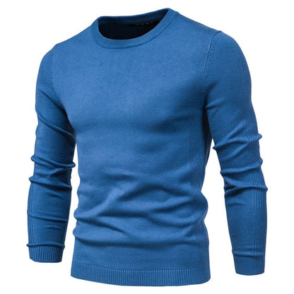 Men O-neck Warm Slim Sweaters
