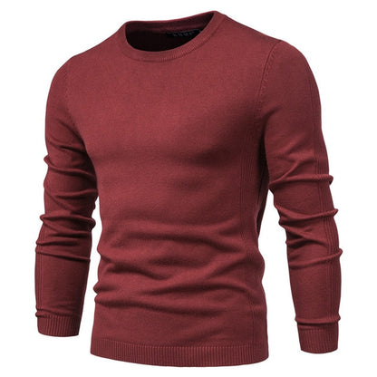 Men O-neck Warm Slim Sweaters