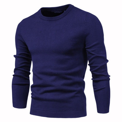 Men O-neck Warm Slim Sweaters