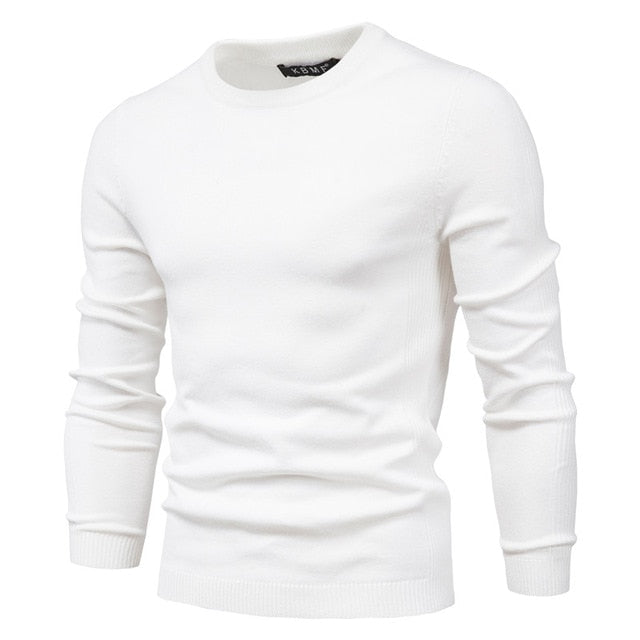 Men O-neck Warm Slim Sweaters