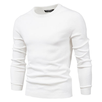 Men O-neck Warm Slim Sweaters