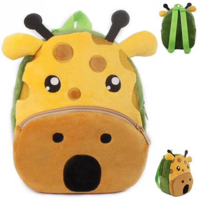 Kindergarten School Bags for Baby Toddler Backpack Mini Bags Plush Children Backpack 3D Cartoon Animal Boys Girls Kids Backpacks