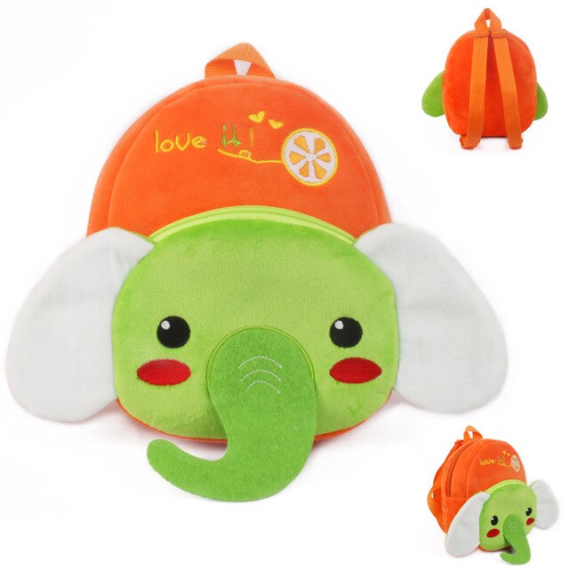 Kindergarten School Bags for Baby Toddler Backpack Mini Bags Plush Children Backpack 3D Cartoon Animal Boys Girls Kids Backpacks
