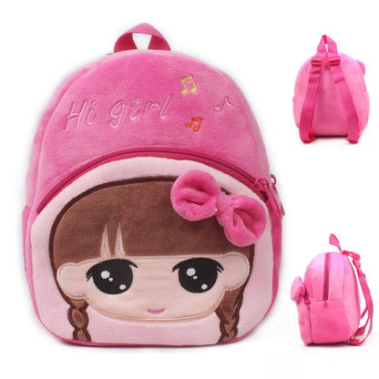 Kindergarten School Bags for Baby Toddler Backpack Mini Bags Plush Children Backpack 3D Cartoon Animal Boys Girls Kids Backpacks