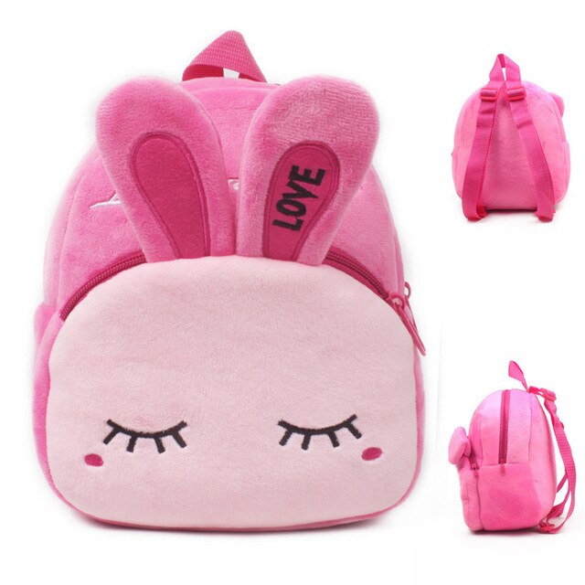 Kindergarten School Bags for Baby Toddler Backpack Mini Bags Plush Children Backpack 3D Cartoon Animal Boys Girls Kids Backpacks