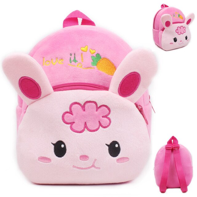 Kindergarten School Bags for Baby Toddler Backpack Mini Bags Plush Children Backpack 3D Cartoon Animal Boys Girls Kids Backpacks