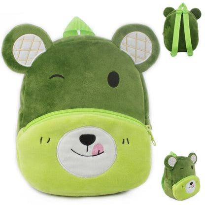 Kindergarten School Bags for Baby Toddler Backpack Mini Bags Plush Children Backpack 3D Cartoon Animal Boys Girls Kids Backpacks