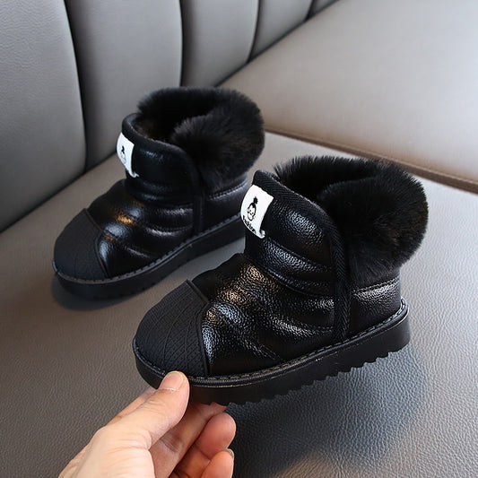 Waterproof Non-slip Kids Plush Boots