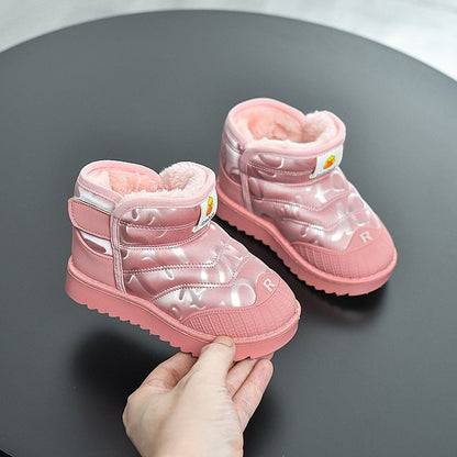Waterproof Non-slip Kids Plush Boots