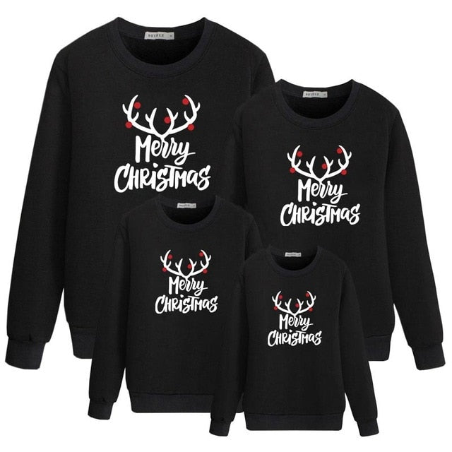 Christmas Family Pyjamas Sets Sweaters Pants