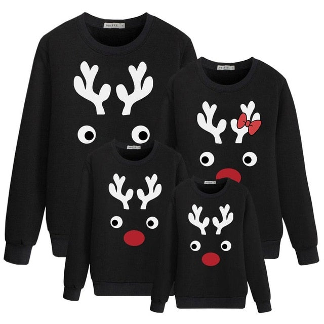 Christmas Family Pyjamas Sets Sweaters Pants