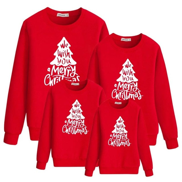 Christmas Family Pyjamas Sets Sweaters Pants