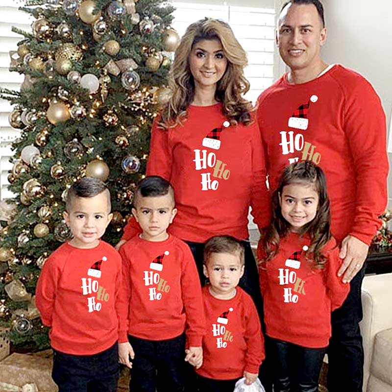 Christmas Family Pyjamas Sets Sweaters Pants