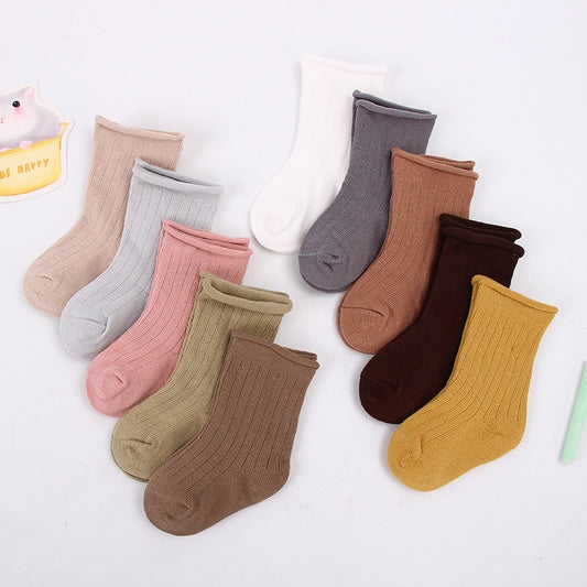 Cotton Socks Kids Boys and Girl Ribbed Socks