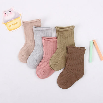 Cotton Socks Kids Boys and Girl Ribbed Socks