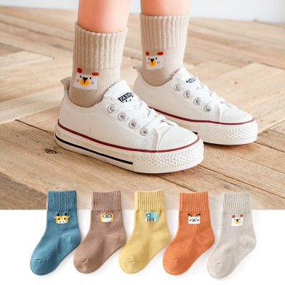 Cotton Socks Kids Boys and Girl Ribbed Socks