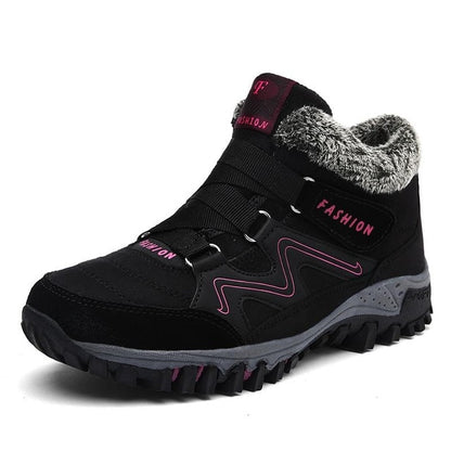 Women's Waterproof Wedge Suede Boots