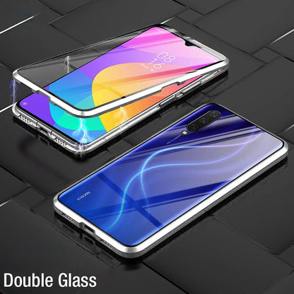 Double Sided Magnetic Metal Case For Samsung Galaxy S20 S10 S9 S8 Plus Note 10 Pro 8 9 A51 A71 A50 A70 A10 A20 A30 Glass cover