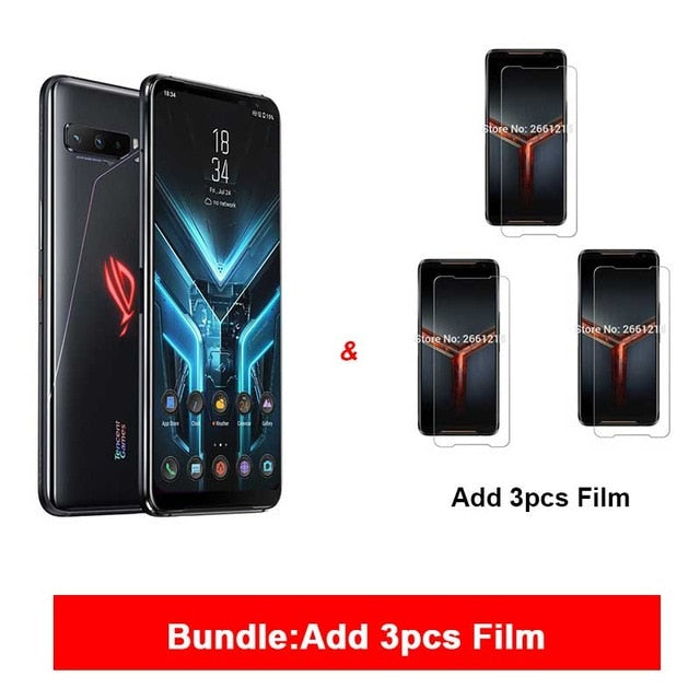 Original Global Rom Asus ROG 3 5G Gaming Phone 6.59" Snapdragon865/865 Plus 6000mAh 144HZ FHD+ AMOLED NFC ROG3 5G Smartphone