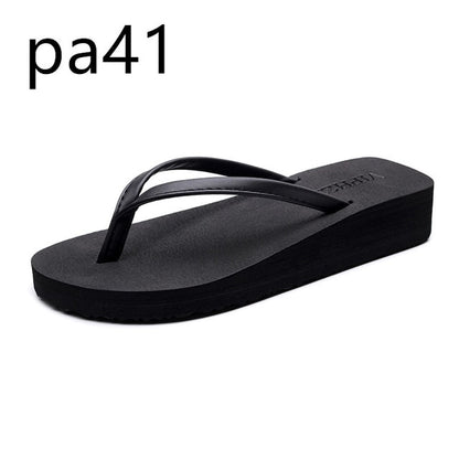Women's Flip-flops Thick soles, anti-slip, Clip-on Sandals, Sandals Beachside Wear pa41