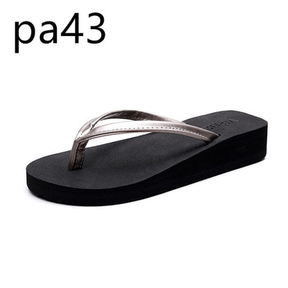 Women's Flip-flops Thick soles, anti-slip, Clip-on Sandals, Sandals Beachside Wear pa41
