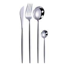 Charger l&#39;image dans la galerie, Gold Chopstick Spoon Knife Fork Sets
