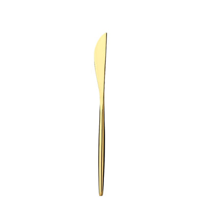 Gold Chopstick Spoon Knife Fork Sets