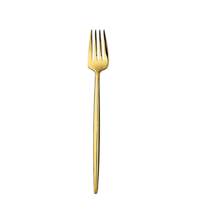 Gold Chopstick Spoon Knife Fork Sets