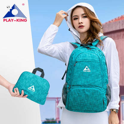 PLAYKING foldable waterproof backpack outdoor travel folding lightweight bag bag sport Hiking gym mochila camping trekking