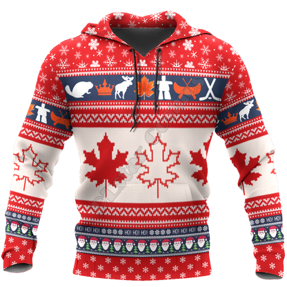 Canada Maple Leaf Unisex 3D Printed Women Men Christmas Sweater & Hoodies
