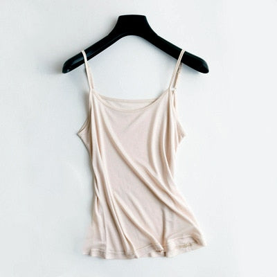 Real silk lingerie undershirt women