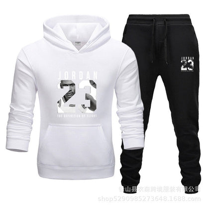 Unisex Jordan 23 Tracksuit Sweatshirt Men & Women Tracksuit Fleece Hoodie Sweater & Pants Jogging Homme Pullover 3XL Sporting Suit