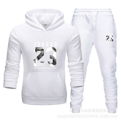 Unisex Jordan 23 Tracksuit Sweatshirt Men & Women Tracksuit Fleece Hoodie Sweater & Pants Jogging Homme Pullover 3XL Sporting Suit