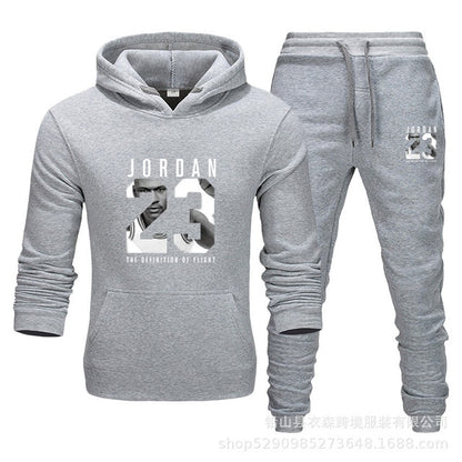 Unisex Jordan 23 Tracksuit Sweatshirt Men & Women Tracksuit Fleece Hoodie Sweater & Pants Jogging Homme Pullover 3XL Sporting Suit
