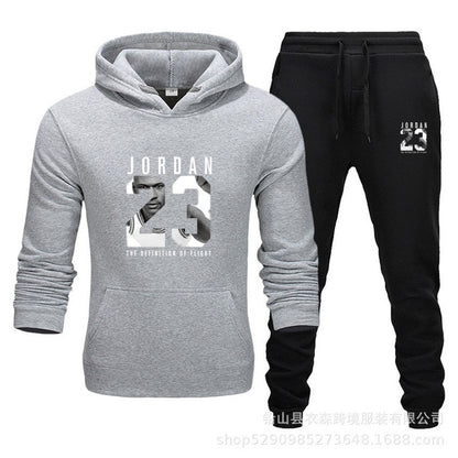 Unisex Jordan 23 Tracksuit Sweatshirt Men & Women Tracksuit Fleece Hoodie Sweater & Pants Jogging Homme Pullover 3XL Sporting Suit